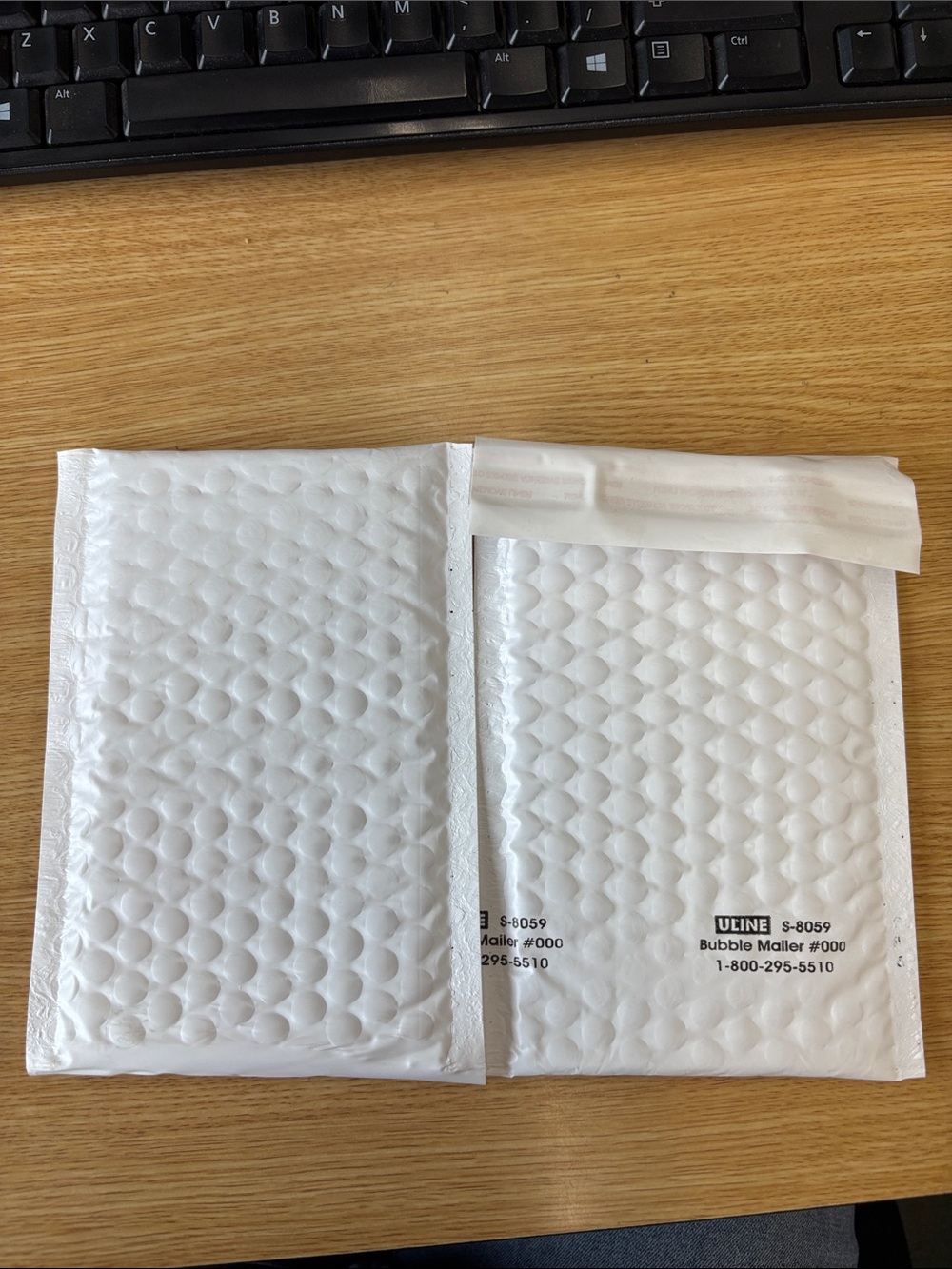 White Bubble Mailers -